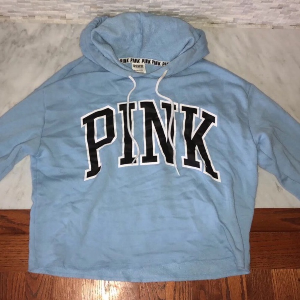 Victoria secret PINK cropped hoodie